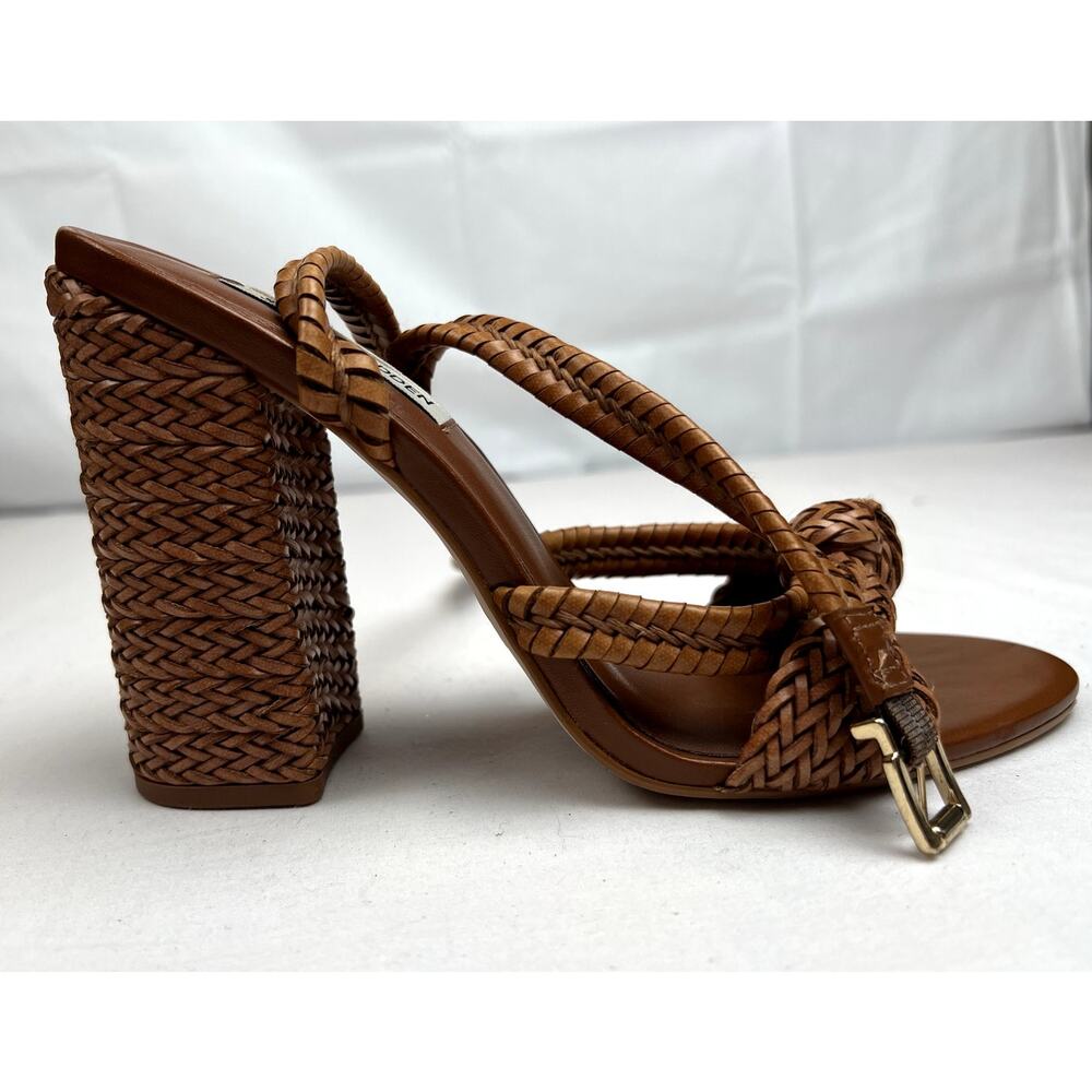 Steve Madden Braided Block Heel Sandals – Size 9M - Picture 12 of 13